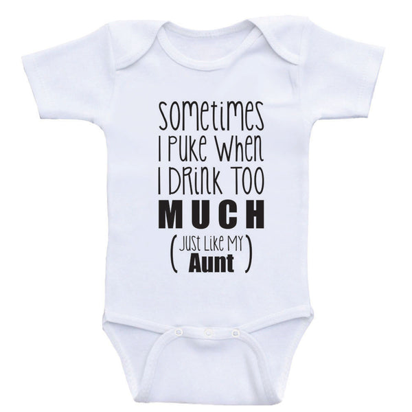 Aunt Baby Shirts Just Like My Aunt Funny Aunt Baby Clothes Heart Co Designs