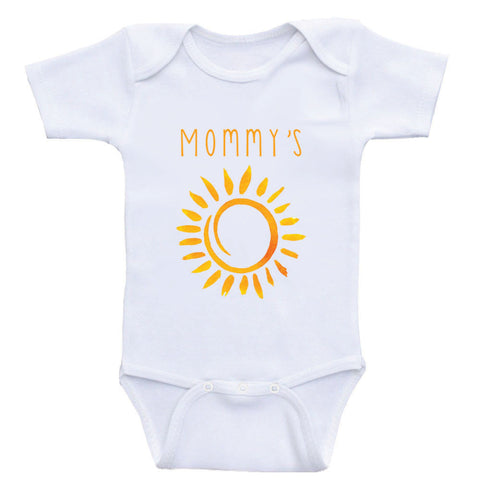 Cute Baby Clothes "Mommy's Sunshine" Cute One-Piece Baby Shirt Bodysuits
