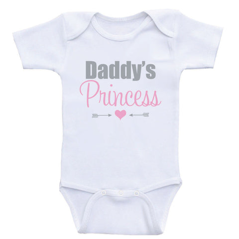 Cute Baby Girl Clothes Daddy s Princess One Piece Baby Girl Shirts Heart Co Designs
