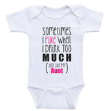 Aunt Baby Shirts "Just Like My Aunt" Funny Aunt Baby Clothes