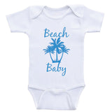 Beach Baby Clothes "Beach Baby" Cute Baby One Piece Shirts