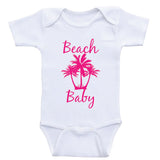 Beach Baby Clothes "Beach Baby" Cute Baby One Piece Shirts