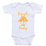 Beach Baby Clothes "Beach Baby" Cute Baby One Piece Shirts