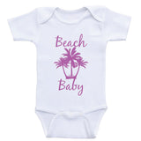 Beach Baby Clothes "Beach Baby" Cute Baby One Piece Shirts