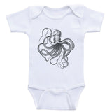 Nautical Baby One-Piece Bodysuits "Octopus" Gender Neutral Baby Shirts