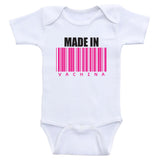 Funny Baby Bodysuits "Made In Vachina" Baby Shower Gifts