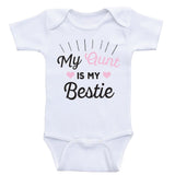 Cute Aunt Baby Clothes "My Aunt is My Bestie" Baby One Piece